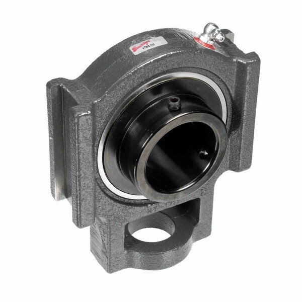 Mounted Cast Iron Wide Slot Take Up Ball Bearing, 52100 Bearing Steel, Setscrew Lock